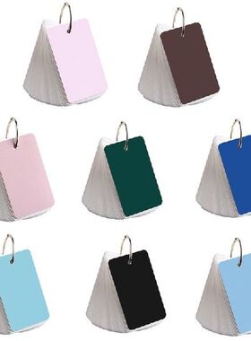 Mini Blank Binder Note Pad 100 Sheets Small Cardboard Flash