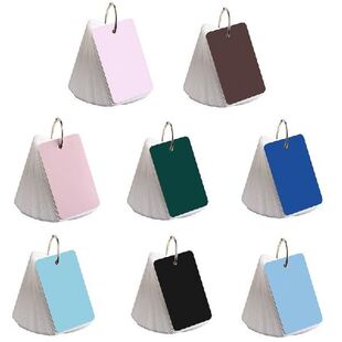 Mini Blank Binder Note Pad 100 Sheets Small Cardboard Flash