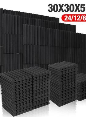 24PCS Studio Acoustic Foam Soundproof Foam Sound Absorption