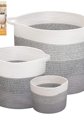 Handmade Wicker Storage Basket Dirty Laundry Decorative Stor