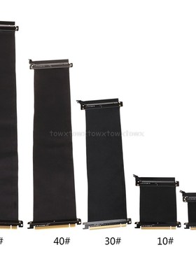 PCI Express 16x Flexible Cable Riser Card Extension Port Ada