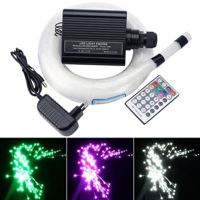 NEW 16W RGBW LED Fiber Optic Star sky Ceiling Kit Light 200p