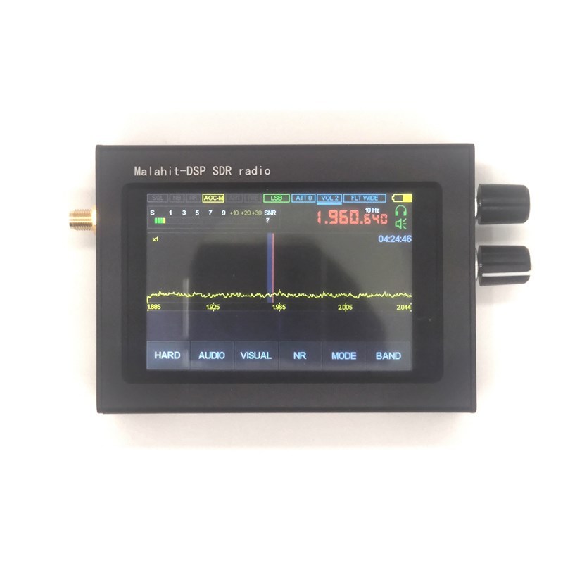 50K~200MHz 400~2GHz SDR Malachite Receiver 3.5 Inch IPS Touc