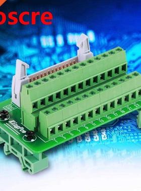 Terminals Breakout Board IDC26P DIN Rail 26Pin 5mm Mount Int