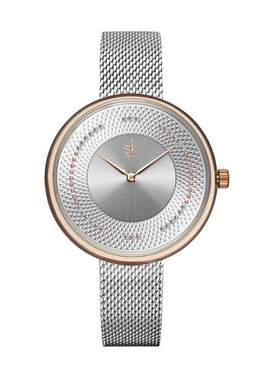 Fashion Rhinestone Women Quartz Watches Luxury SHENGKE Bran