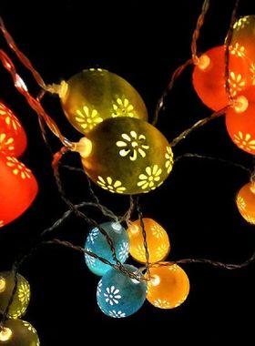 1.5M Easter Led Light String Garland Egg Chick Carrot Fairy