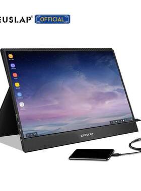 ZEUSLAP thin portable lcd hd monitor 15.6 usb type c hdmi f