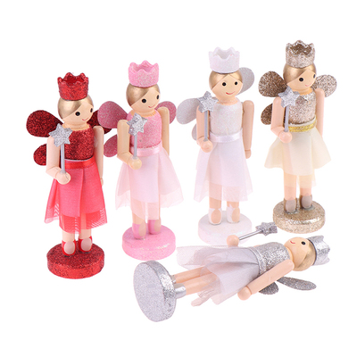 12cm New Year Decor Kids Doll Wooden Nutcracker Soldier