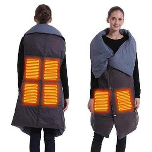 Winter Heated Vest For Women USB Heating Blanket 6-zone