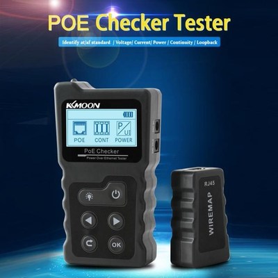 Multi-functional LCD Network Filter Cable Tester PoE Checker