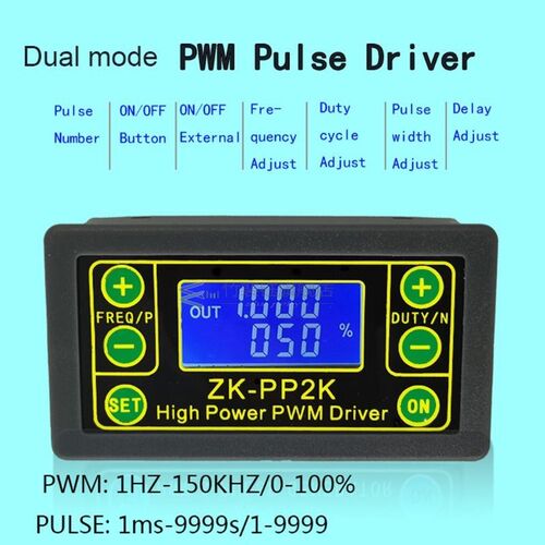 ZK-PP2K PWM DC Motor Speed Controller Frequency Duty Cycle R