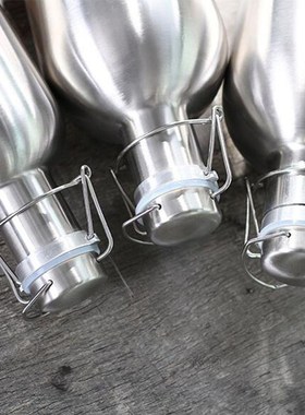 Premium 2L Stainless Steel Bottle Homebrew Beer Growler Secu