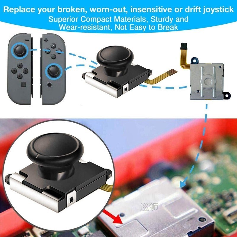 25In1 Joycon Joystick Replacement Kit for Nintendo Switch Ns