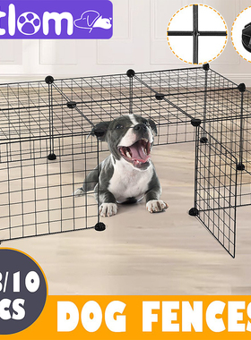 Corralito plegable para perros y gatos, jaula con cercas de