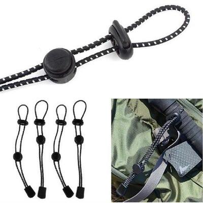 4Pcs Backpack Securing Hiking Walking Stick Elastic Rope