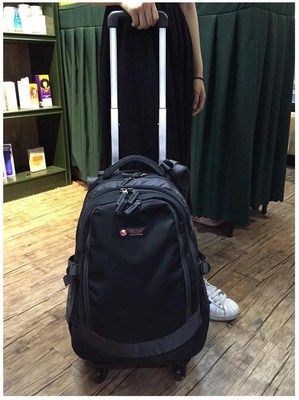 Large capacity waproof duffel bag universal wheel