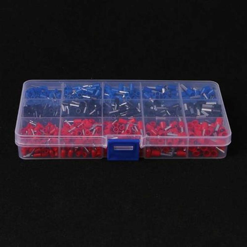 1065 Pcs PVC Insulated Cord End Terminal Bootlace Cooper Fe