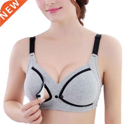 Women Soft Cotton Nursing Bra Underwear Maternity Feeding Fr