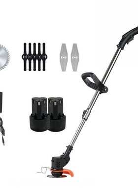 12V Electric Lawn Mower 4000mAh Cordless Grass Trimmer Strin