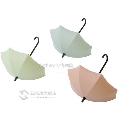 3Pcs/Lot mbrella Shaped Creative Key Hanger Hook Home Decora