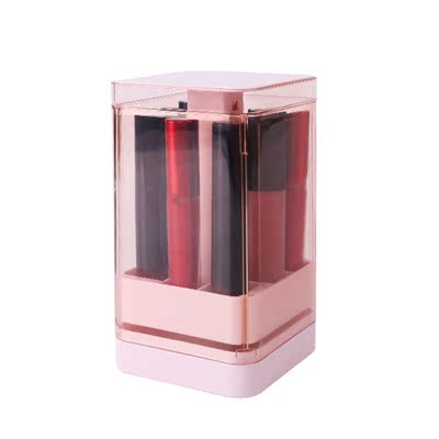 Press Lift Lipstick Storage Box Press to Open Transparent