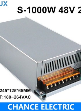 48V 20A 1000W Switch Power Supply Driver Display 200V~240V S