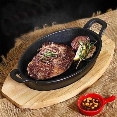 Barbecue tray Pan fried meat Seafood baking tray Spanish