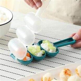 Rice Ball Mould Shaker with Rice Paddle Sushi Roll Maker