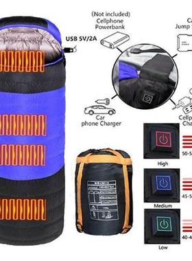 Camping Heated Sleeping Bag Multi USB Power Support With 4