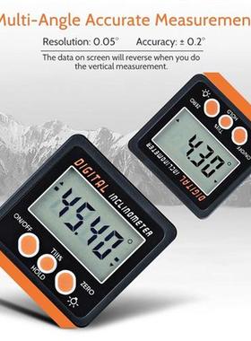 Inclinometer 0-360 Angle Triangle ruler Electronic Protracto
