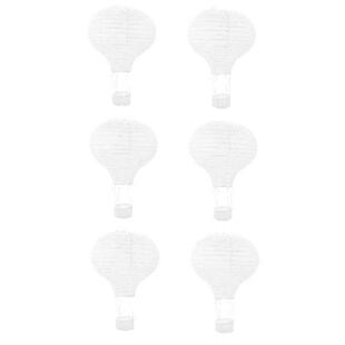 6 Pcs Wedding Hot Air Balloon Chinese Decor Japanese Paper