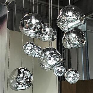 Modern LED PVC Pendant Light Lava Home Decoration Bedroom Li