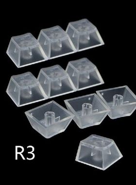 10Pcs Transparent ABS Keycaps Mechanical keyboard Matte