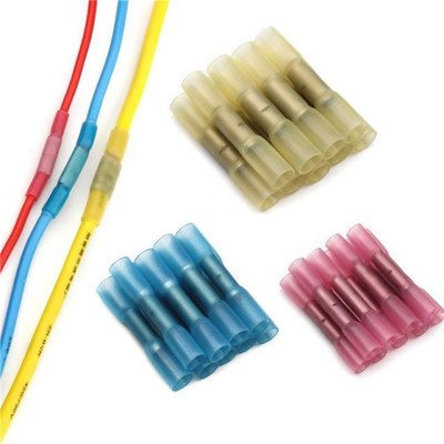 10/20/25/50Pcs Waterproof Heat Shrink Butt Connectors 3 Size