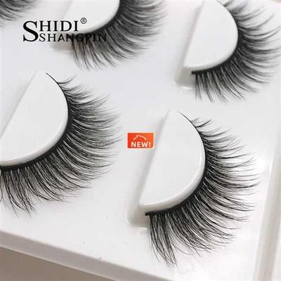 3 pairs 27 styles 3D Faux Mink Hair Soft False Eyelashes