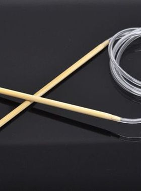 1PC 4mm Bamboo Circular Knitting Needles Transparent Tube