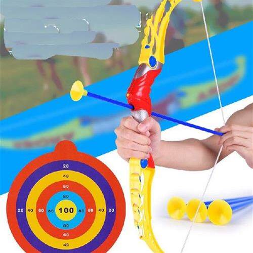 toy bow Children Elastic Safety Bow And Arrow Parent-child