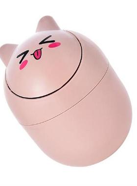 Trash Can Bin Garbage Mini Cans Desk For Waste Tiny Lid