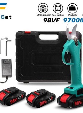98V 30mm Electric Pruning Shears Cordless Secateur Rechargea