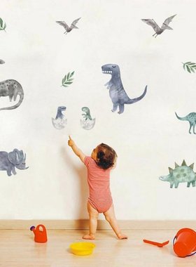 Dinosaurs Wall Stickers Dinosaur Decals Removable Wall Mural