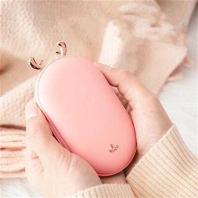 USB Electric Hands Heater Mobile Power Supply 2 in 1 Three