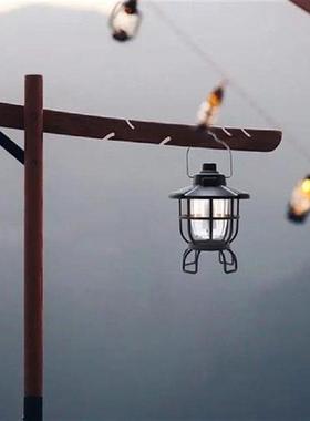 LED Camping Tent Lights Type-c Charging Retro Camping