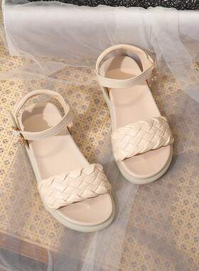 Girls' sandals 2022 summer new children's fa