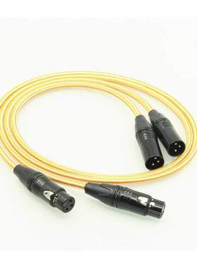 Pair Silver Plated Audio Cable HIFI XLR Interconnect Balance