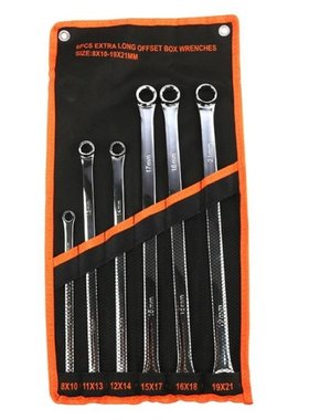 CR-V Spanner Set 6 Pcs Double Ring Box End Aviation Wrench S