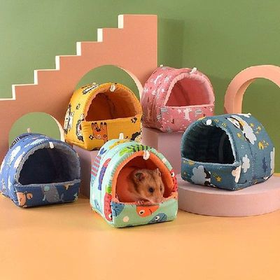 Warm Winter Rabbit Squirrel Hamster Nest Mini Cage Bed