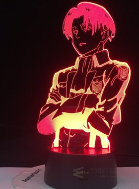 Attack on Titan Acrylic Table Lamp Anime for Home Room Decor