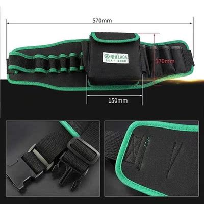 LAOA Waterproof Electrician Bag Double Layers Tool Bags Stor
