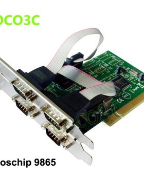 Free Shipping Chipset Moschip MCS9865 serial RS232 4 Ports P