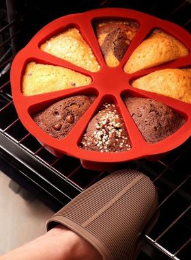 Silicone Baking Cake Mold 8 Cavity DIY Baking Pastry Scone